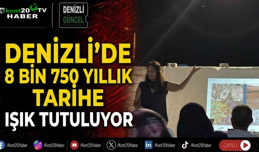 Deni̇zli̇’de 8 bi̇n 750 yıllık tari̇he ışık tutuluyor