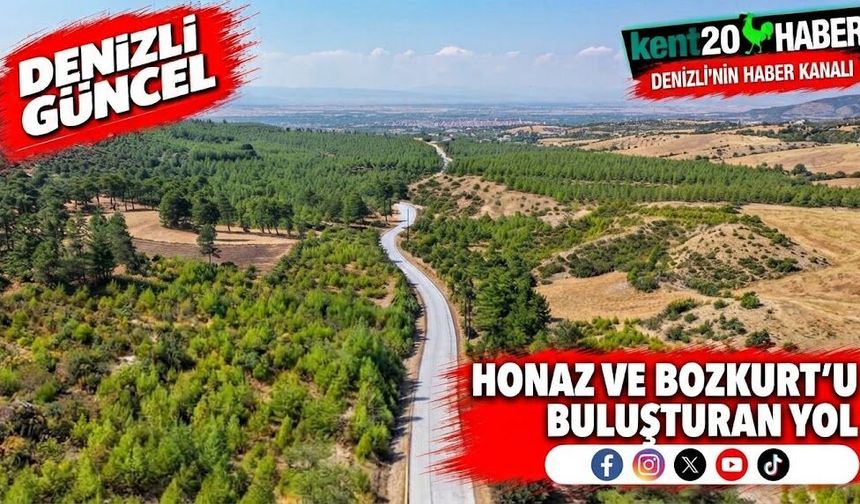 Honaz ve Bozkurt’u Buluşturan Yol Tamamlandı