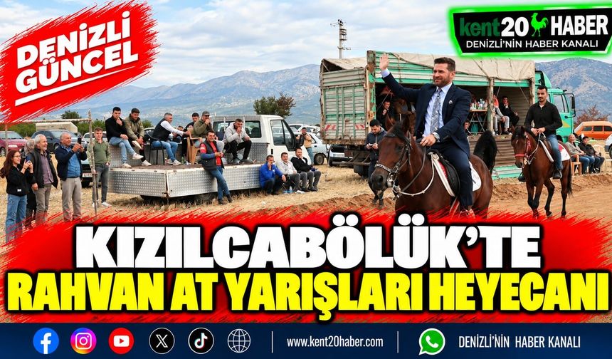 Kızılcabölük’te Rahvan At Yarışları Heyecanı