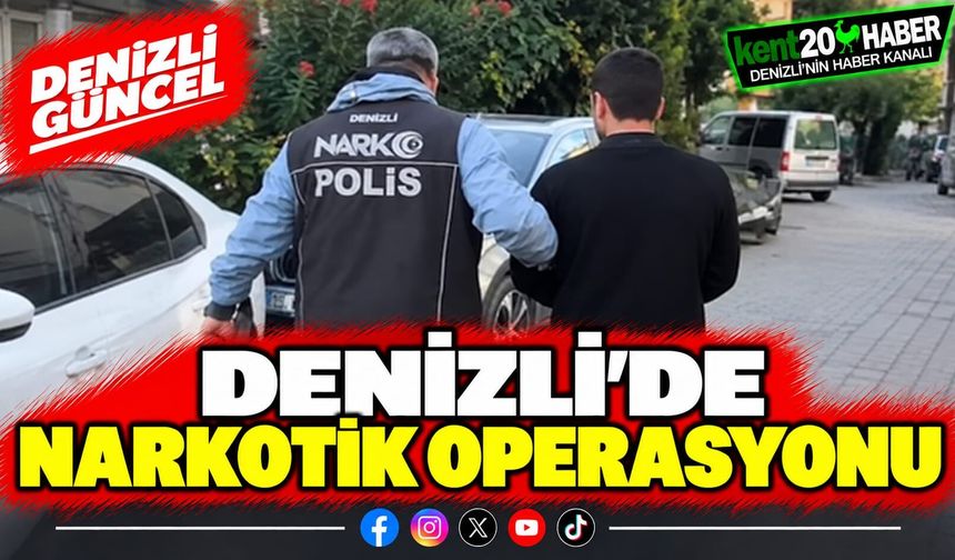 Denizli'de Narkotik Operasyonu