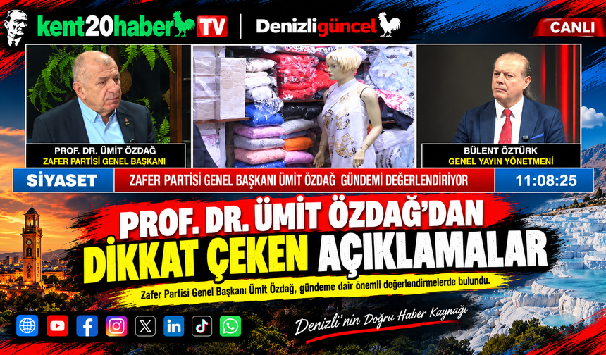 Özdağ’dan Denizli Ziyaretinde Ekonomi ve Seçim Gündemi