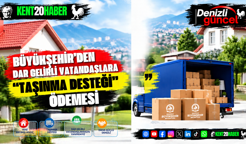 Büyükşehir’den dar gelirli vatandaşlara "Taşınma Desteği" ödemesi
