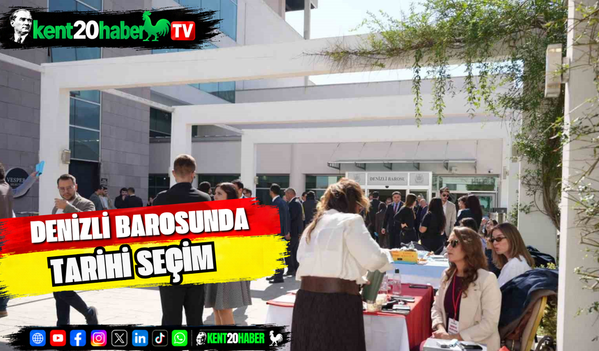 Denizli Barosunda tarihi seçim