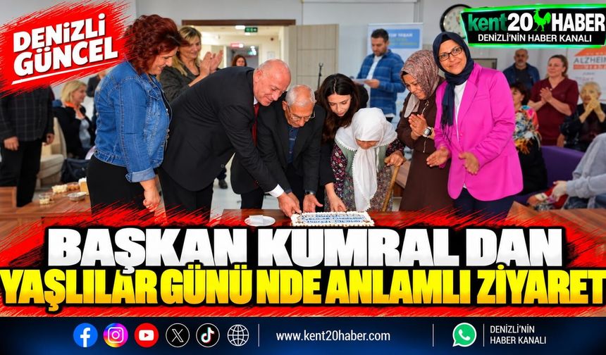 Başkan Kumral'dan Yaşlılar Günü'nde anlamlı ziyaret