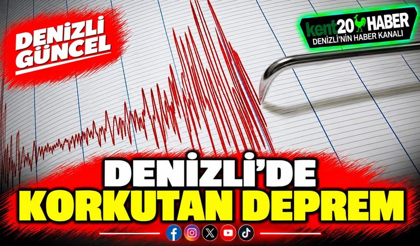 Denizli'de Korkutan Deprem