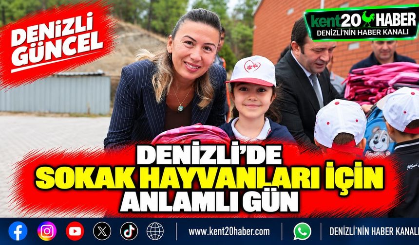 Denizli’de sokak hayvanları için anlamlı gün