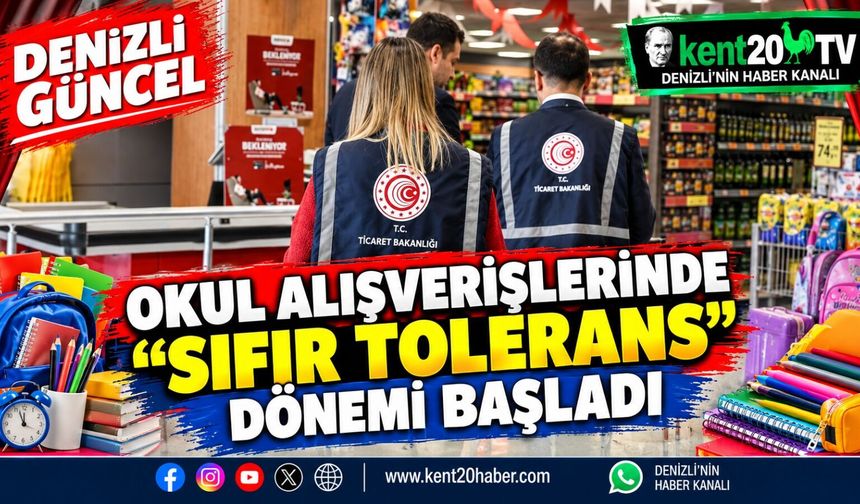 Okul alışverişlerinde “sıfır tolerans” dönemi başladı