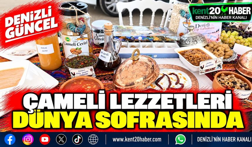 ÇAMELİ LEZZETLERİ DÜNYA SOFRASINDA