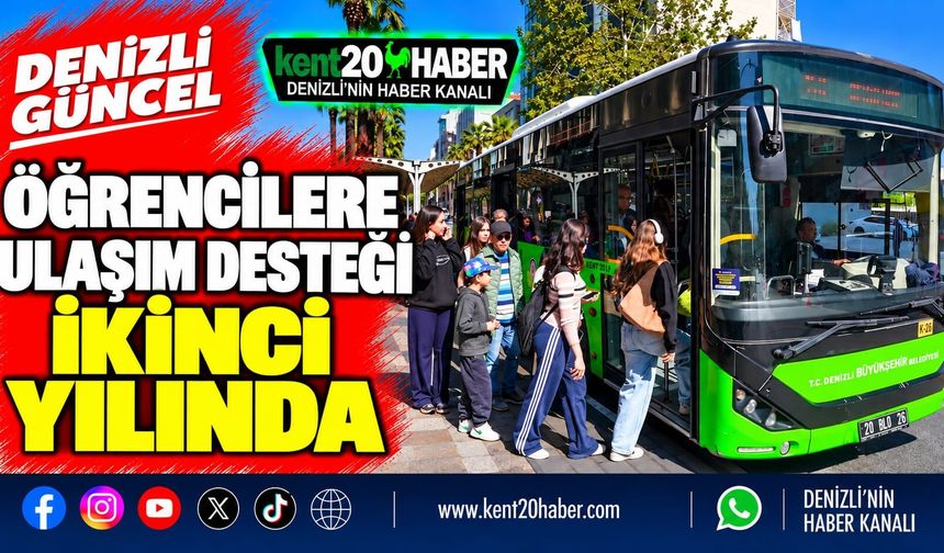 Öğrencilere Ulaşım Desteği İkinci Yılında