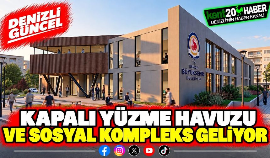 Kapalı yüzme havuzu ve sosyal kompleks geliyor