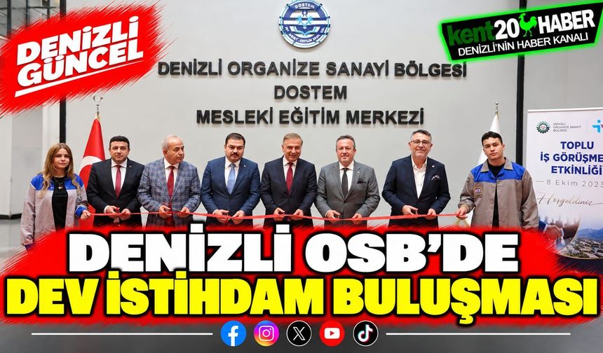 Denizli OSB’de dev istihdam buluşması