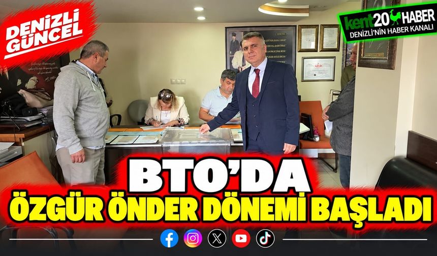 BTO'da Özgür Önder dönemi başladı