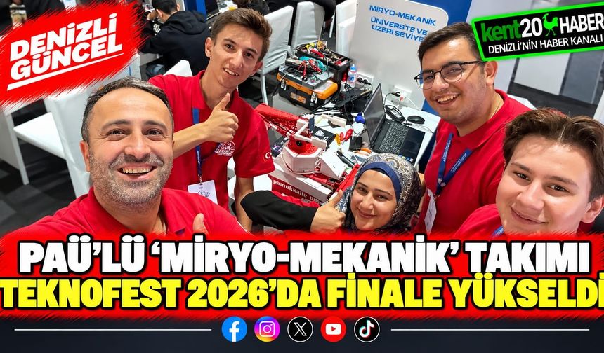 PAÜ’lü "Miryo-Mekanik" takımı TEKNOFEST 2026’da finale yükseldi