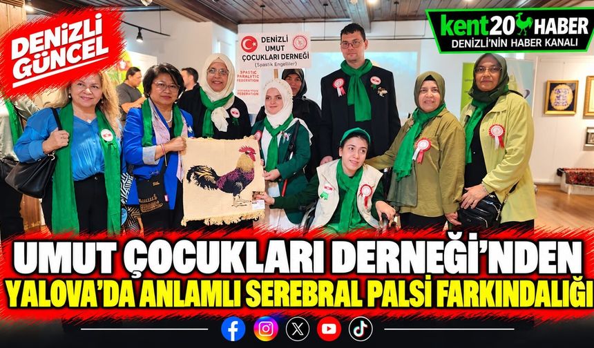 Umut Çocukları Derneği'nden Yalova'da anlamlı serebral palsi farkındalığı