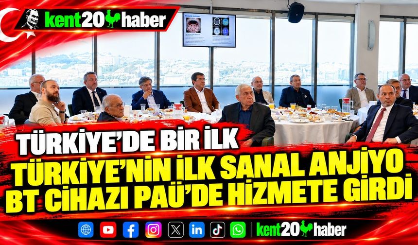 Türkiye’de bir ilk: Türkiye’nin ilk Sanal Anjiyo BT cihazı PAÜ’de hizmete girdi