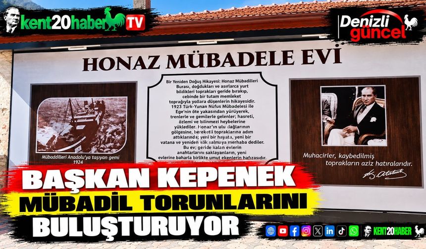 Başkan Kepenek, mübadil torunlarını buluşturuyor