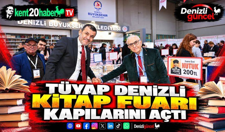 TÜYAP Denizli Kitap Fuarı kapılarını açtı