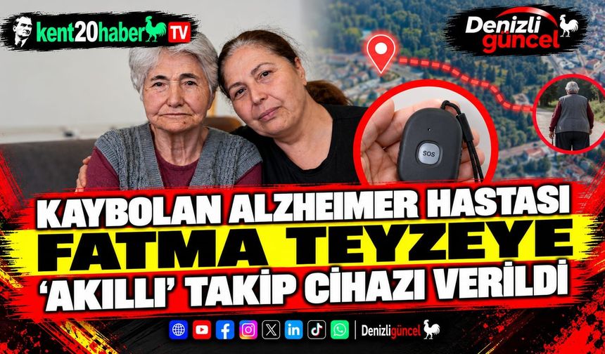Kaybolan Alzheimer hastası Fatma teyzeye 'akıllı' takip cihazı verildi