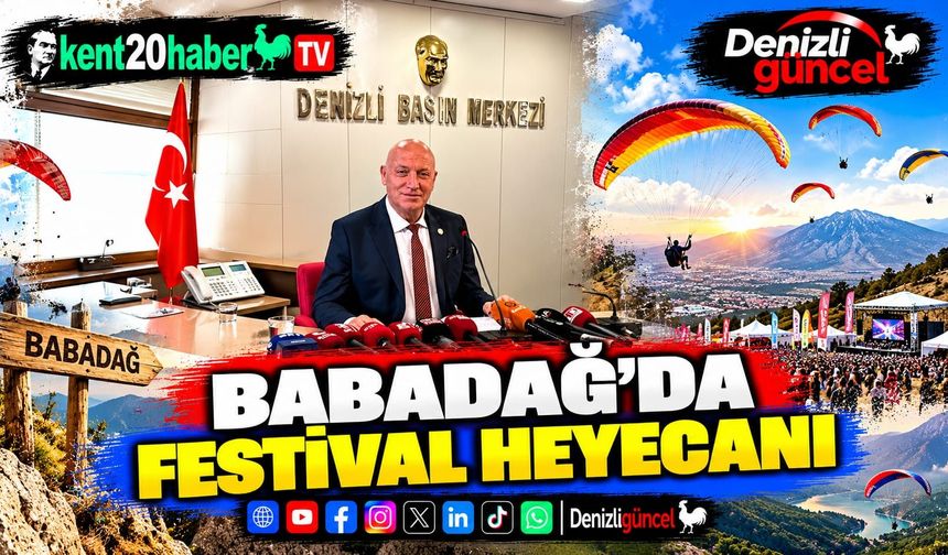 Babadağ’da festival heyecanı