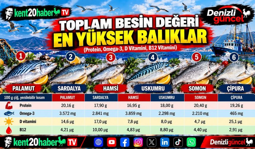 Sofraların Şifa Kaynağı: Hangi Balık Daha Besleyici?
