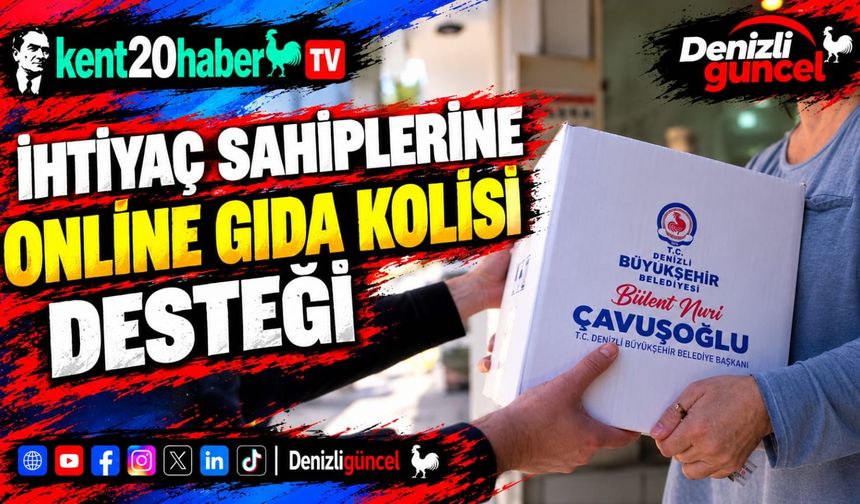 İHTİYAÇ SAHİPLERİNE ONLİNE GIDA KOLİSİ DESTEĞİ