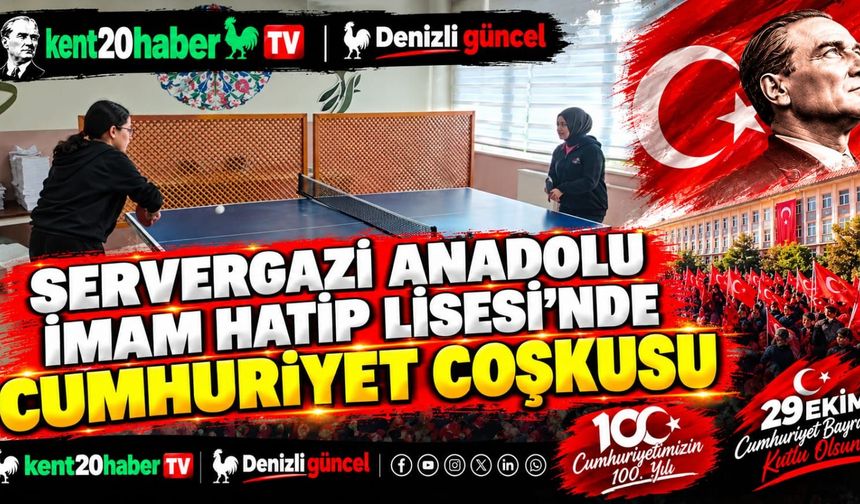 Servergazi Anadolu İmam Hatip Lisesi’nde Cumhuriyet Coşkusu