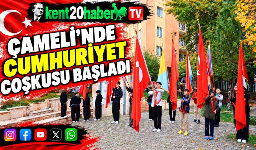 Çameli'nde Cumhuriyet Coşkusu Başladı