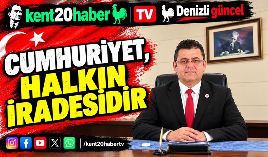 CUMHURİYET, HALKIN İRADESİDİR