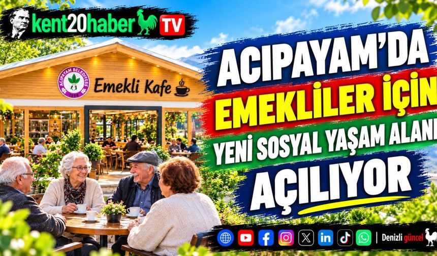 Acıpayam'da emekliler için yeni sosyal yaşam alanı açılıyor