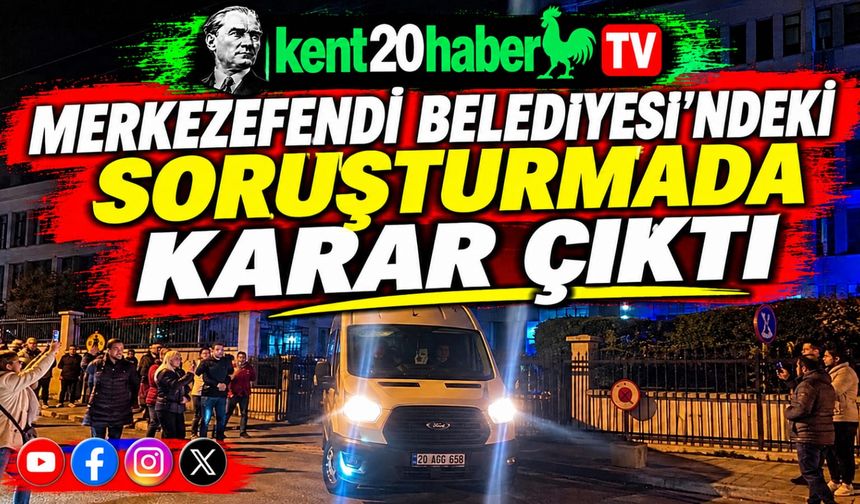 Merkezefendi Belediyesi’ndeki soruşturmada karar çıktı