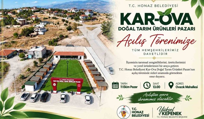 HONAZ KAR-OVA TESİS AÇILIŞ REKLAMI