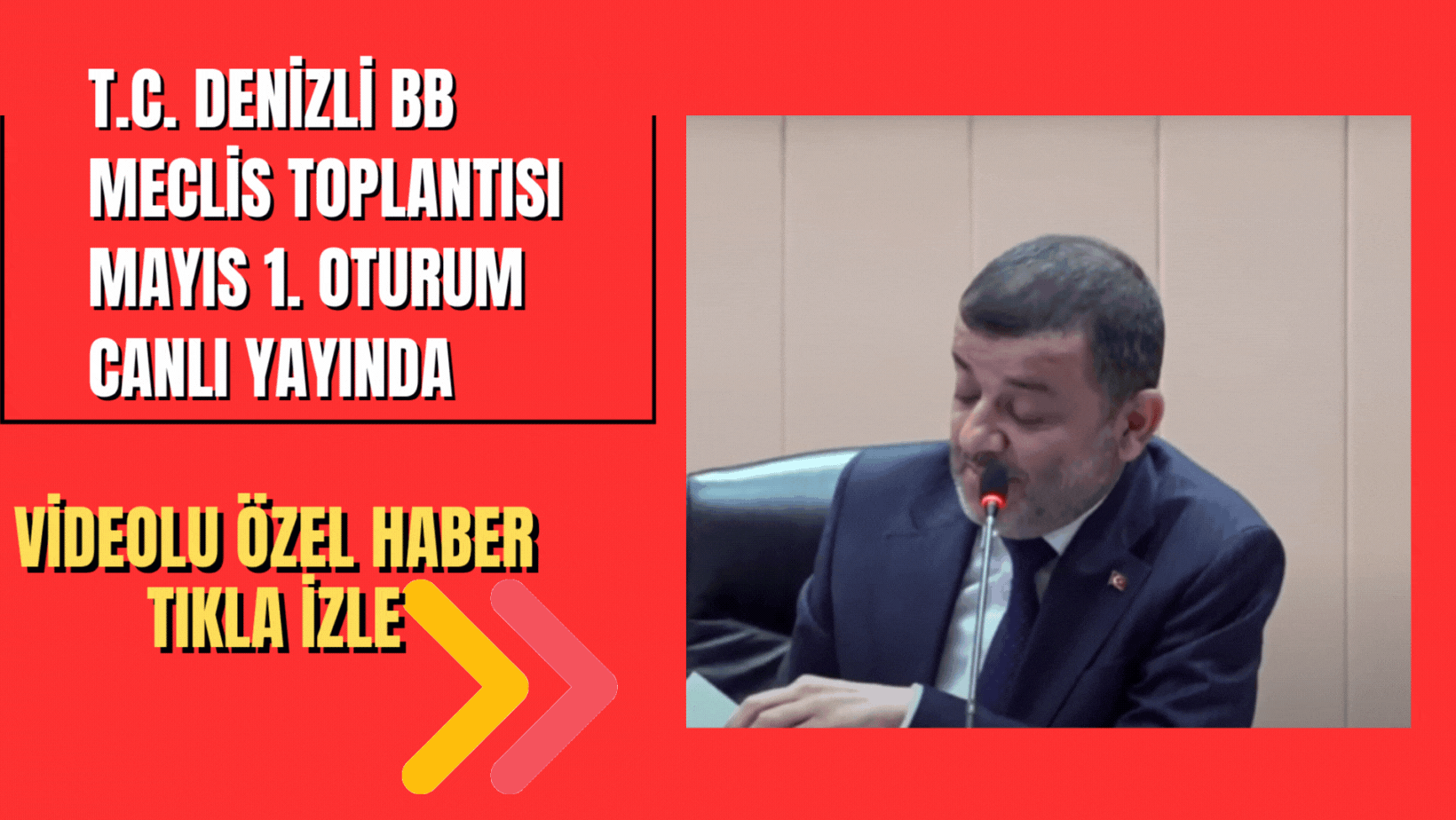 T.C. Denizli BB Meclis Toplantısı (Mayıs 1. Oturum) Canlı Yayında