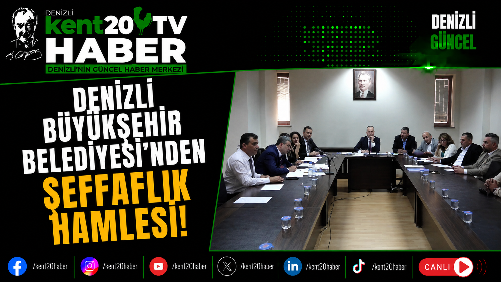 Denizli Büyükşehir Belediyesi'nden Şeffaflık Hamlesi!