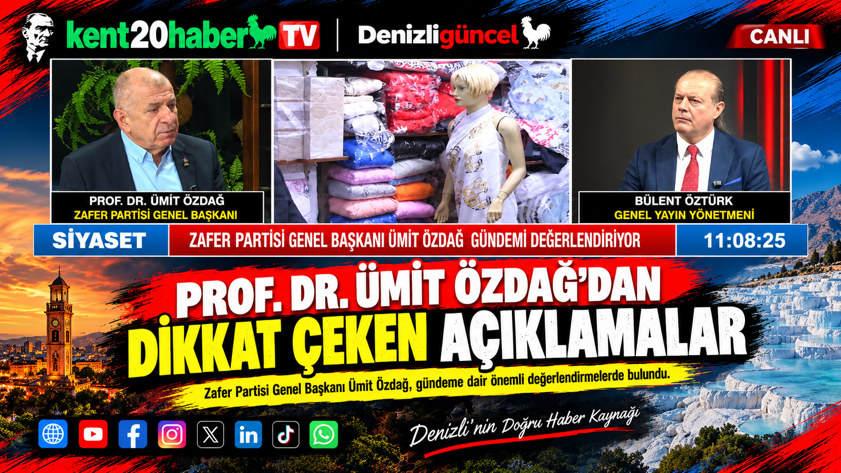 Özdağ’dan Denizli Ziyaretinde Ekonomi ve Seçim Gündemi
