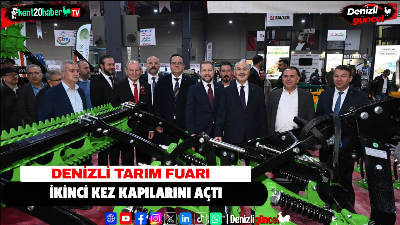 Denizli Tarım Fuarı ikinci kez kapılarını açtı