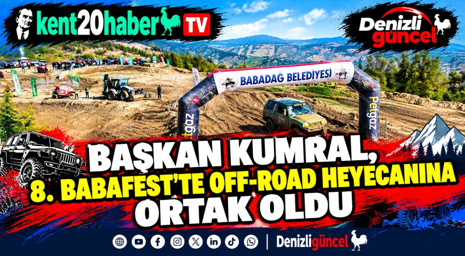 Başkan Kumral, 8. Babafest'te Off-Road Heyecanına Ortak Oldu