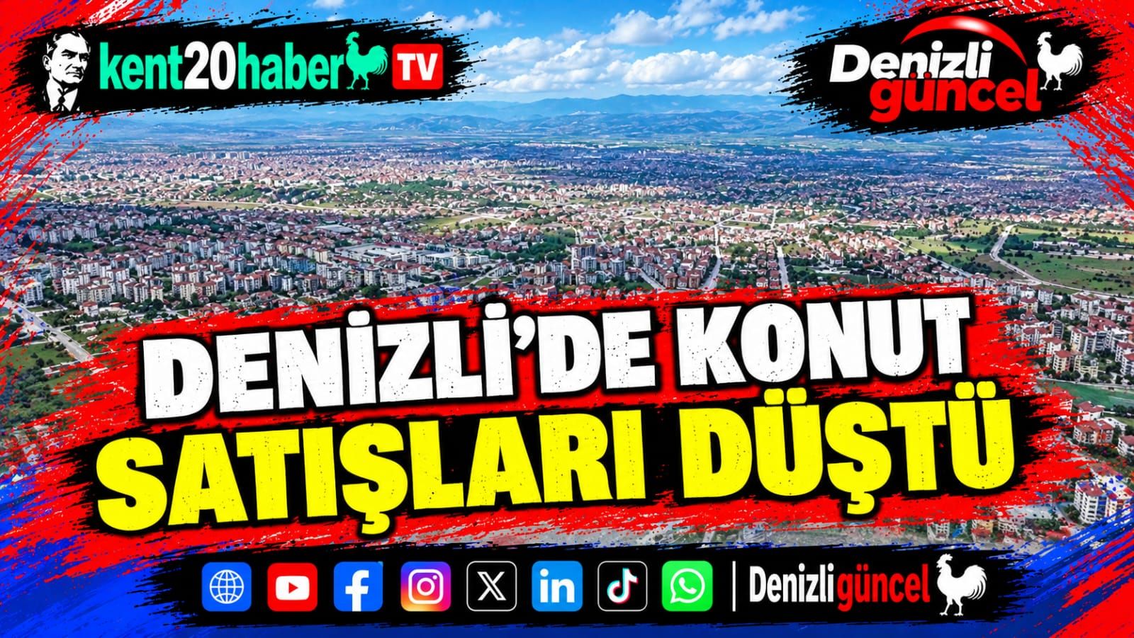 Denizli’de konut satışları düştü