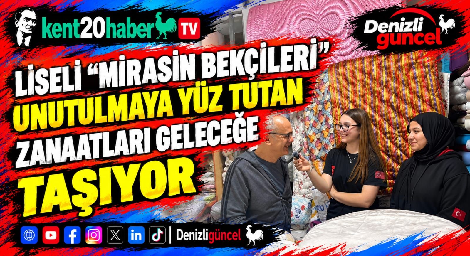 Liseli "Mirasın Bekçileri" Unutulmaya Yüz Tutan Zanaatları Geleceğe Taşıyor